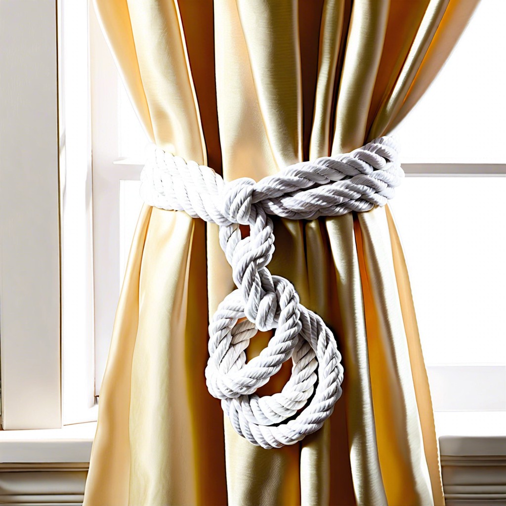 nautical rope tie backs