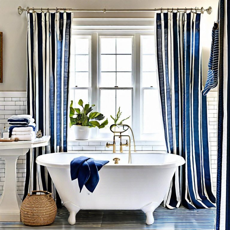 15 Bathroom Window Curtain Ideas for Privacy and Style