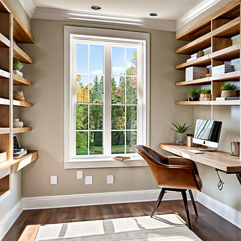 optimize organization with in window shelving