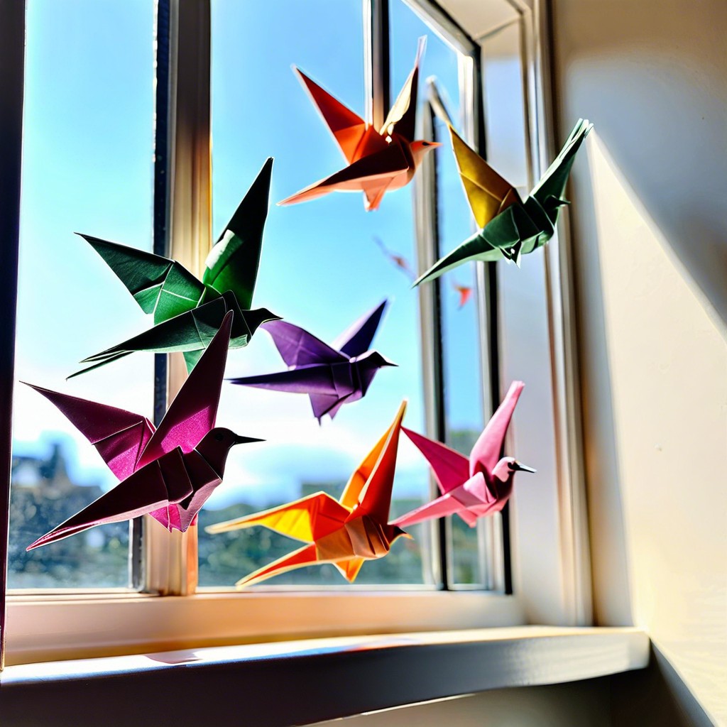 origami art installations