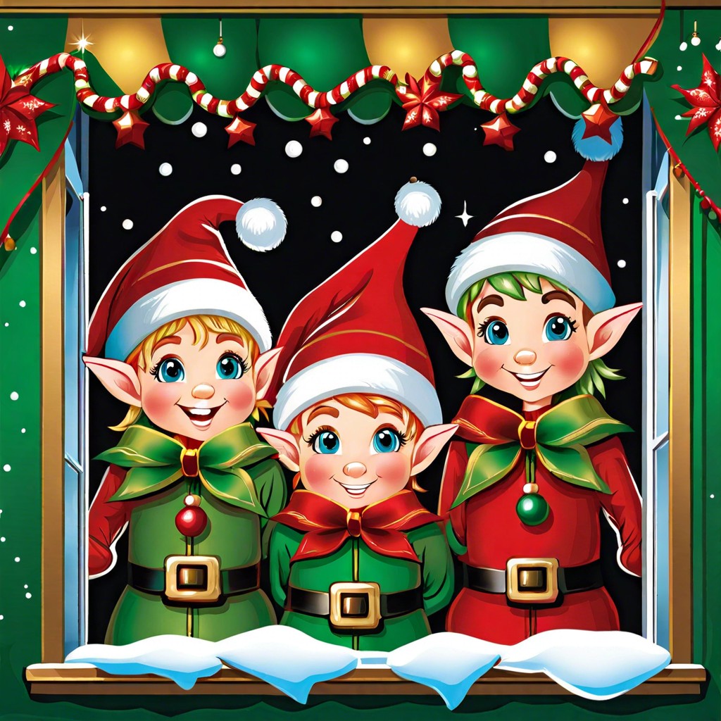 peeking elves