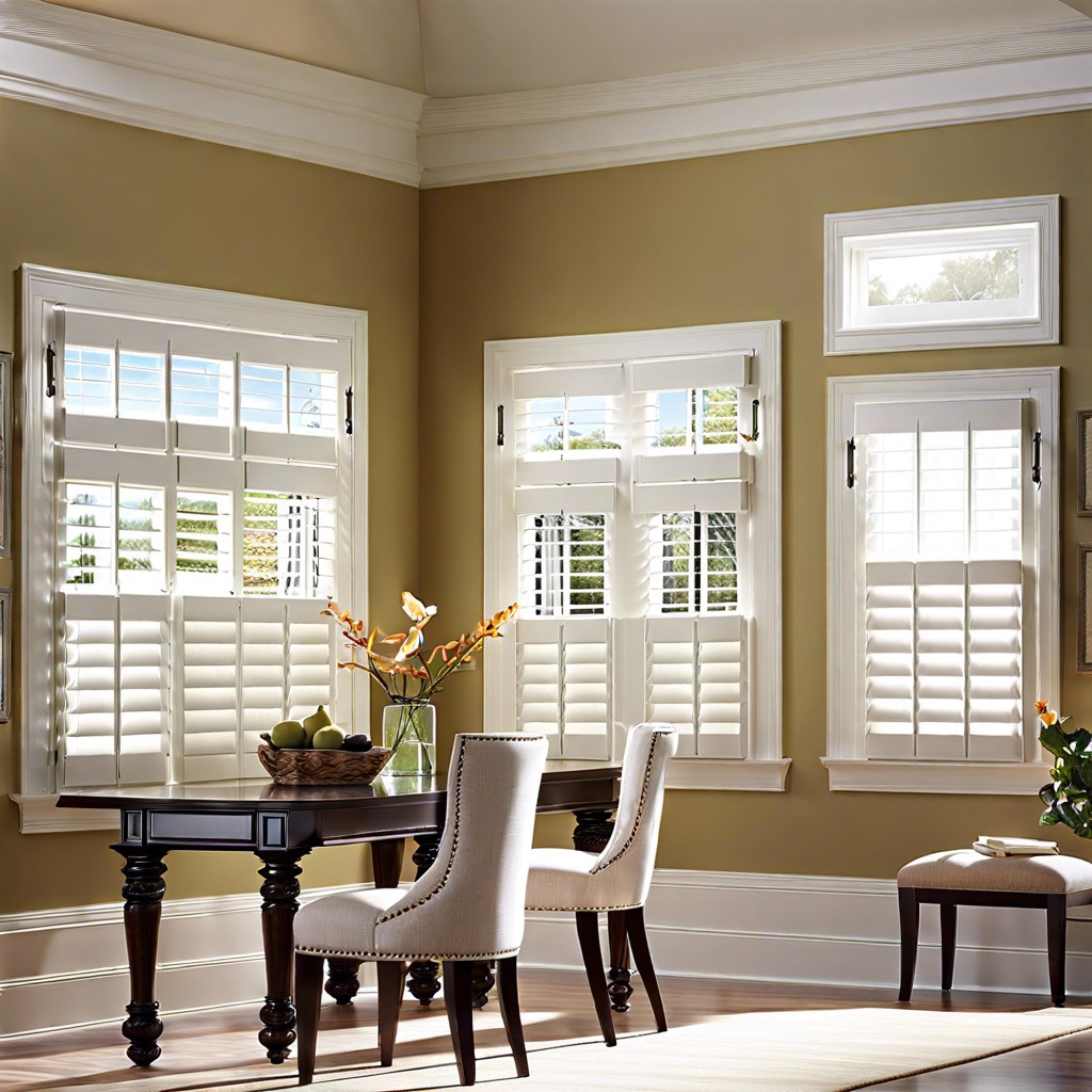 plantation shutters for a southern charm