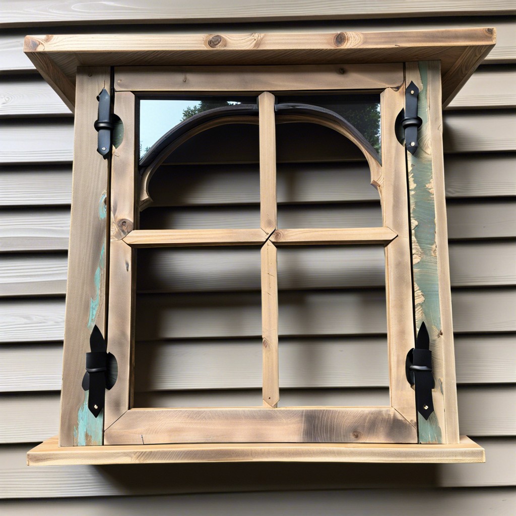 rustic lantern frame