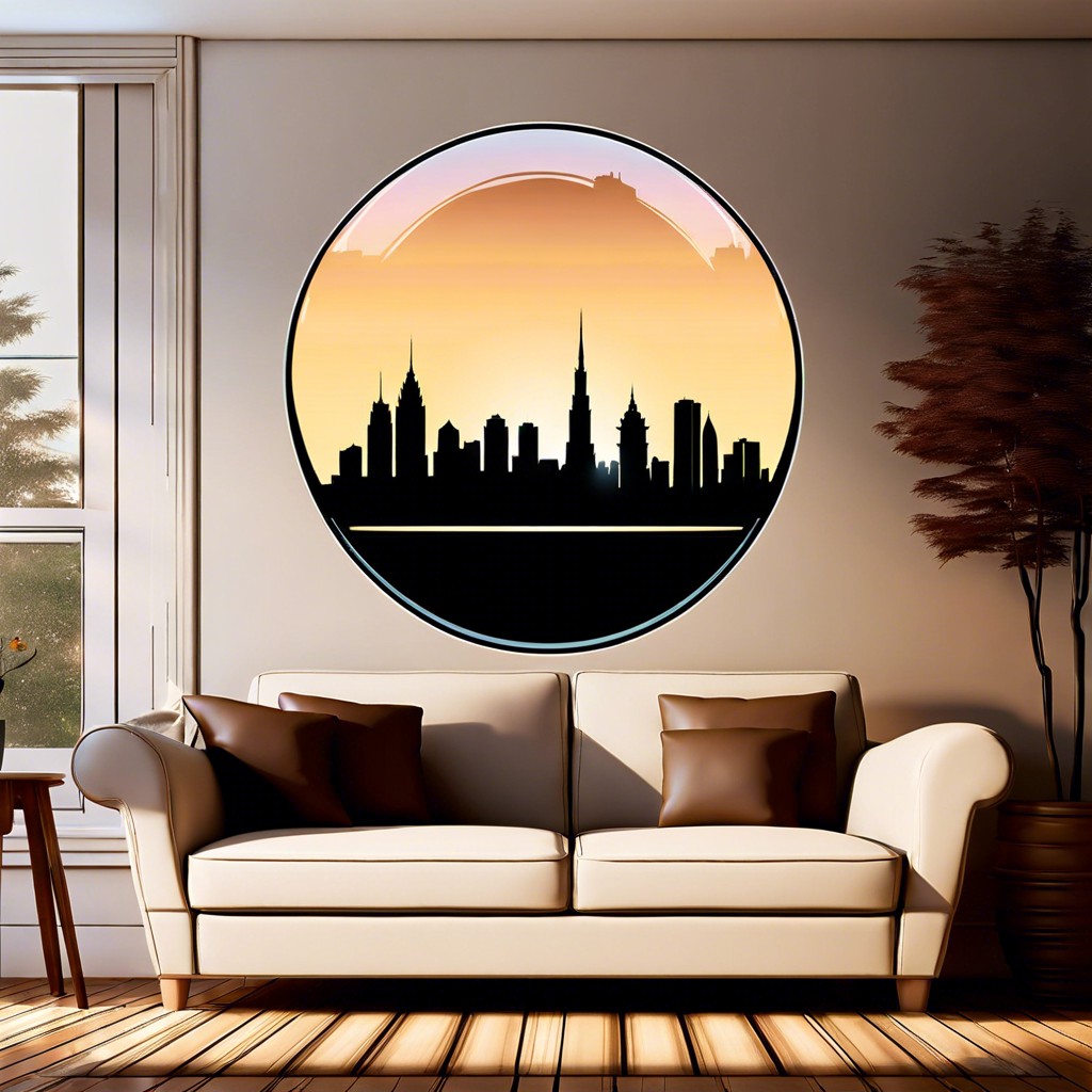 skyline silhouettes vinyl scenes