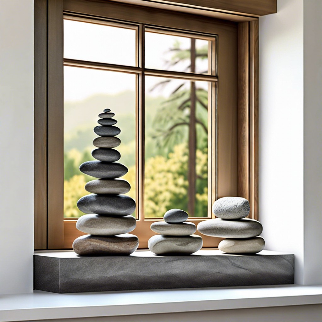 stacked stone art