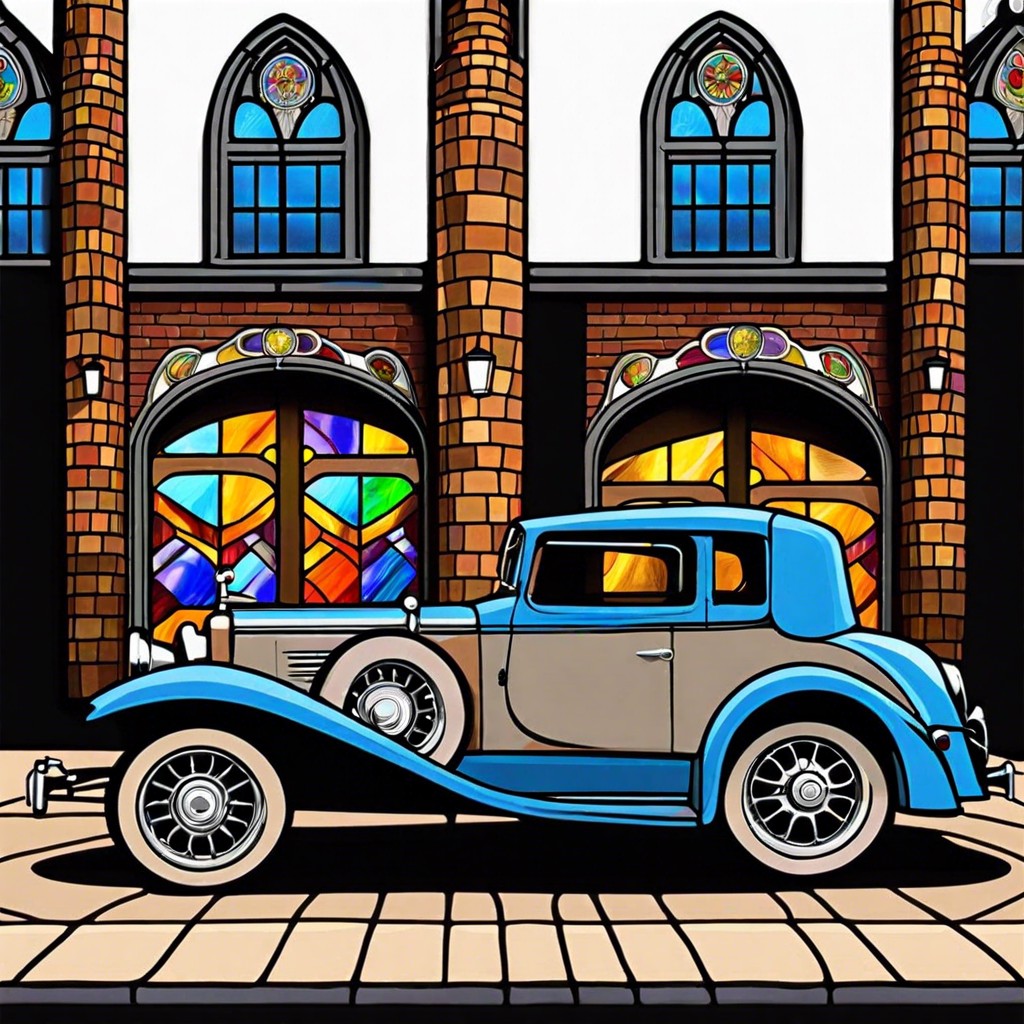stained glass decal overlays