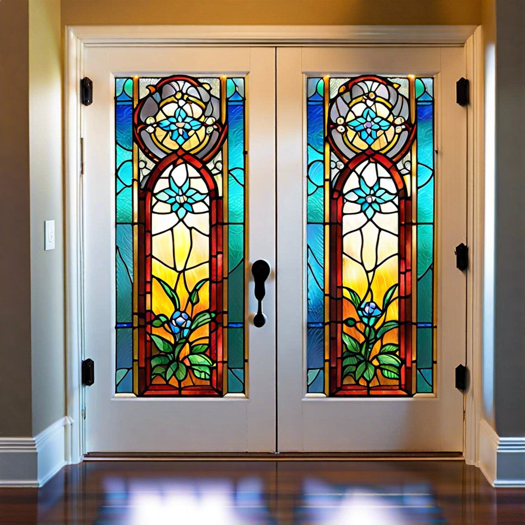 stained glass decals