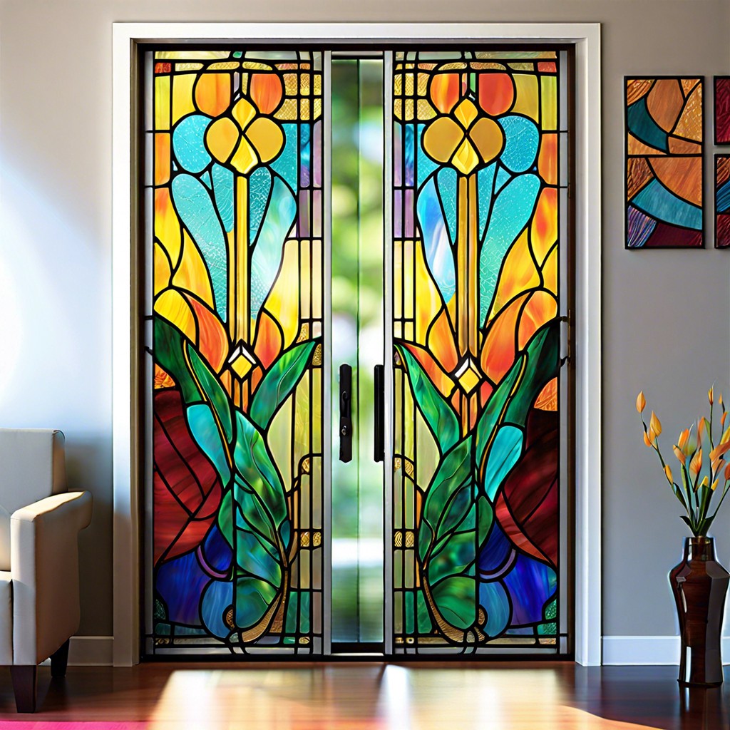 stained glass film for artistic flair