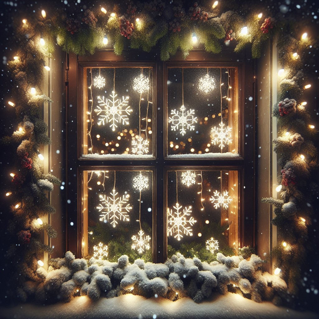 twinkling snowflake array