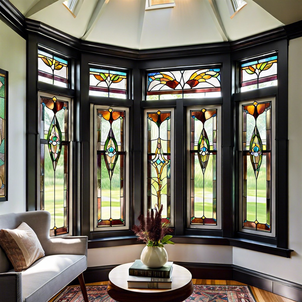use stained glass trim