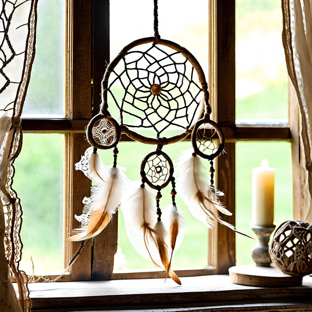 vintage lace dreamcatchers