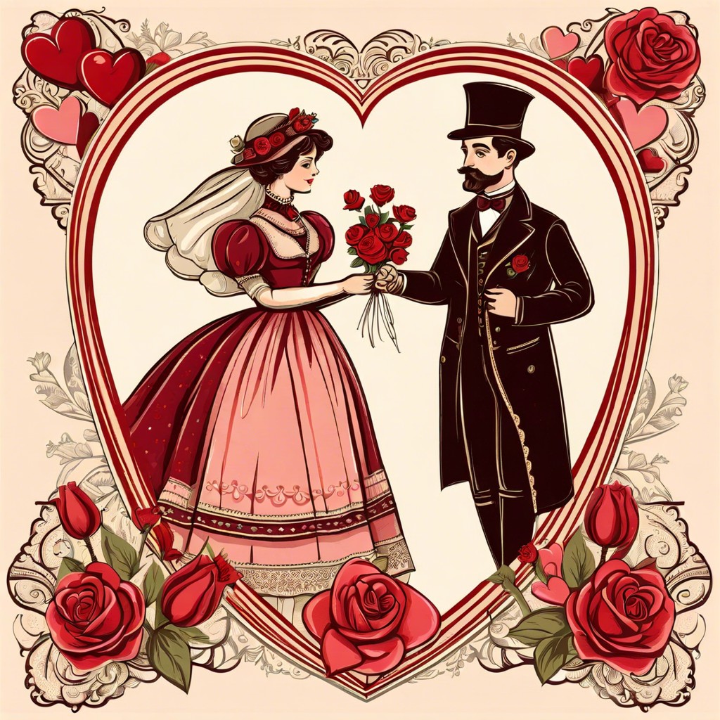 vintage valentine card replicas