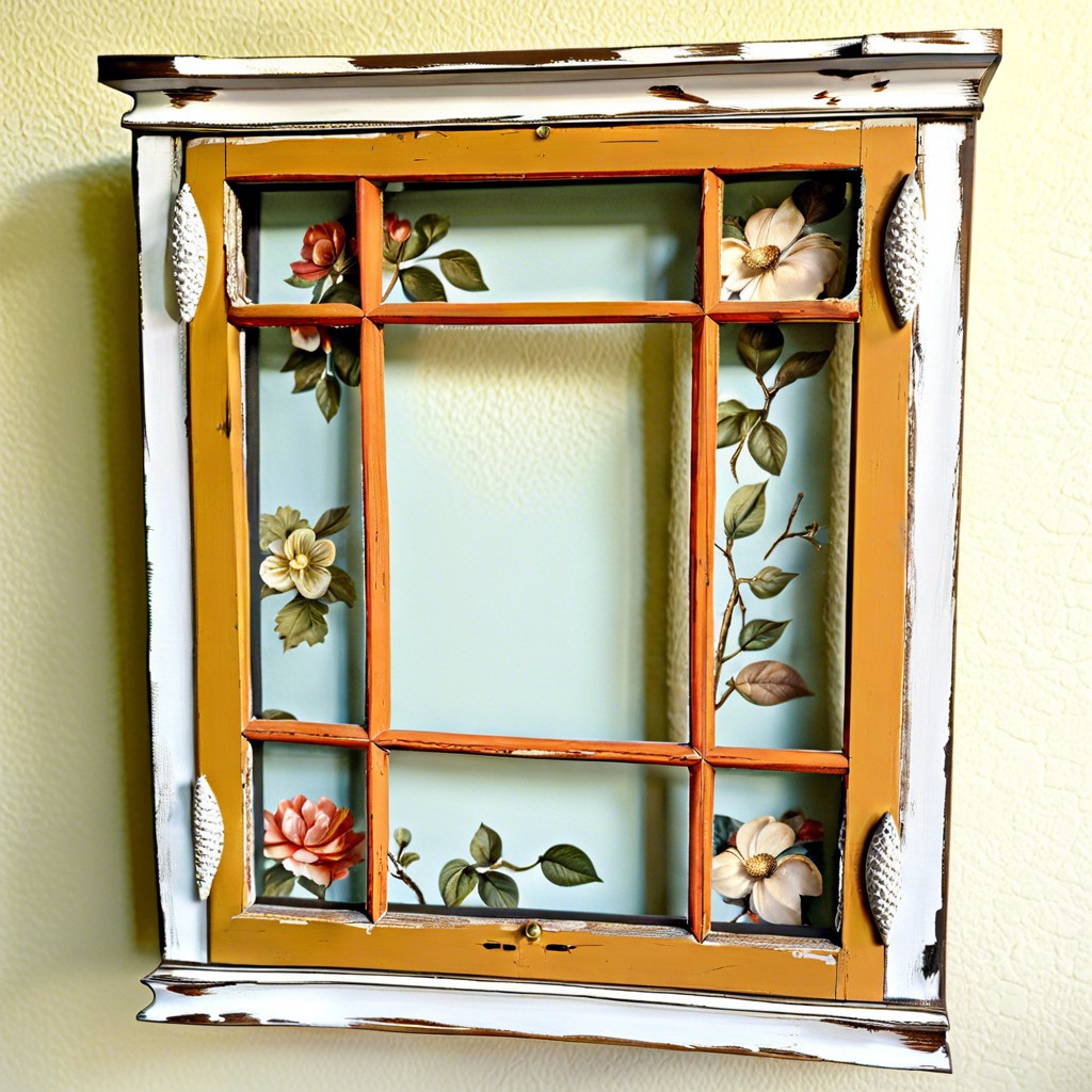 wall mounted window picture frame