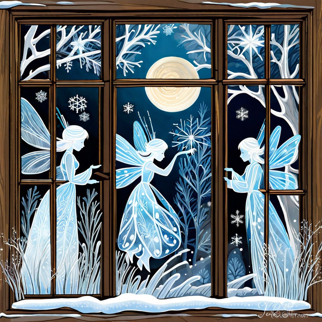 whimsical winter fairies