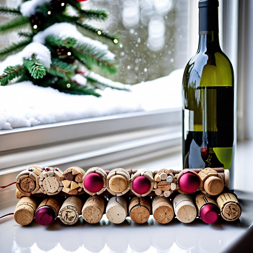wine cork garland