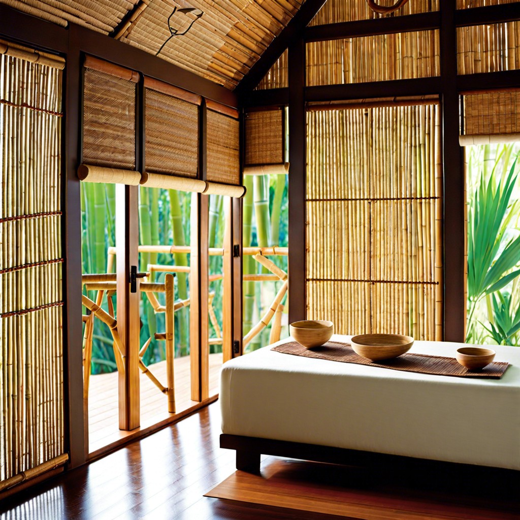 woven bamboo mats roll up woven bamboo placemats or beach mats as natural shades