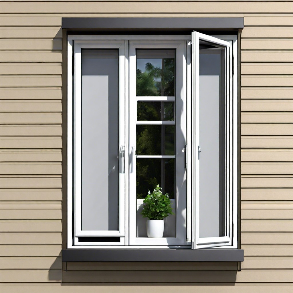 aluminum casement windows with built in blinds