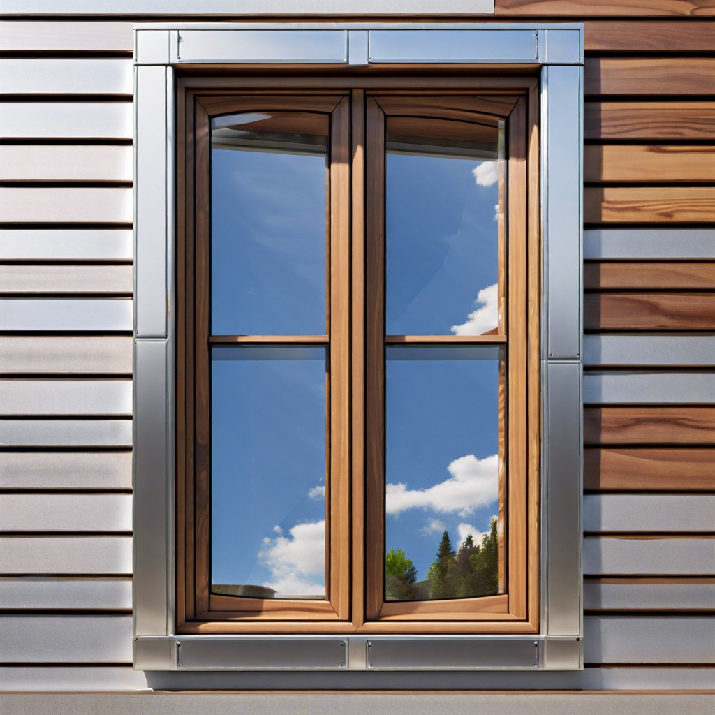 aluminum clad wood core windows