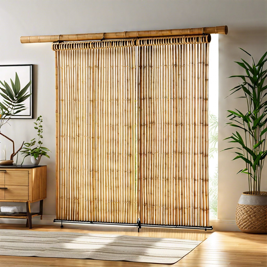 bamboo roll up blinds