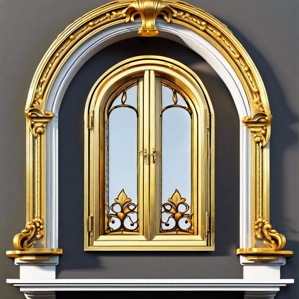 baroque with ornate gold leaf trim