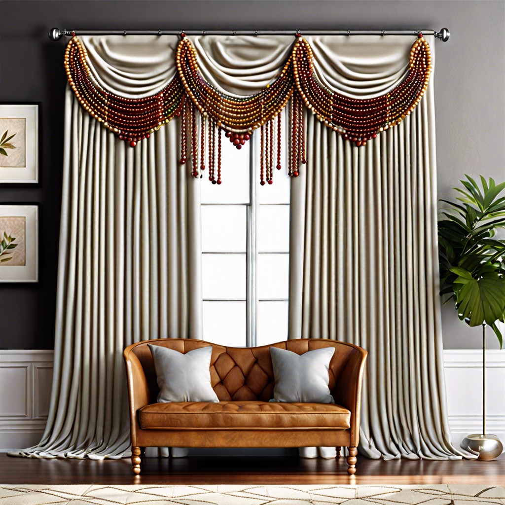 beaded curtain accents
