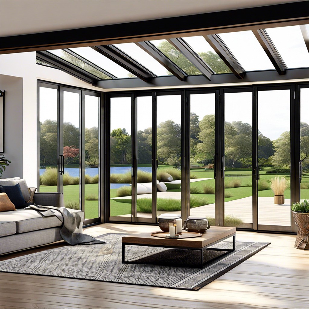 bifold aluminum windows for indoor outdoor living spaces