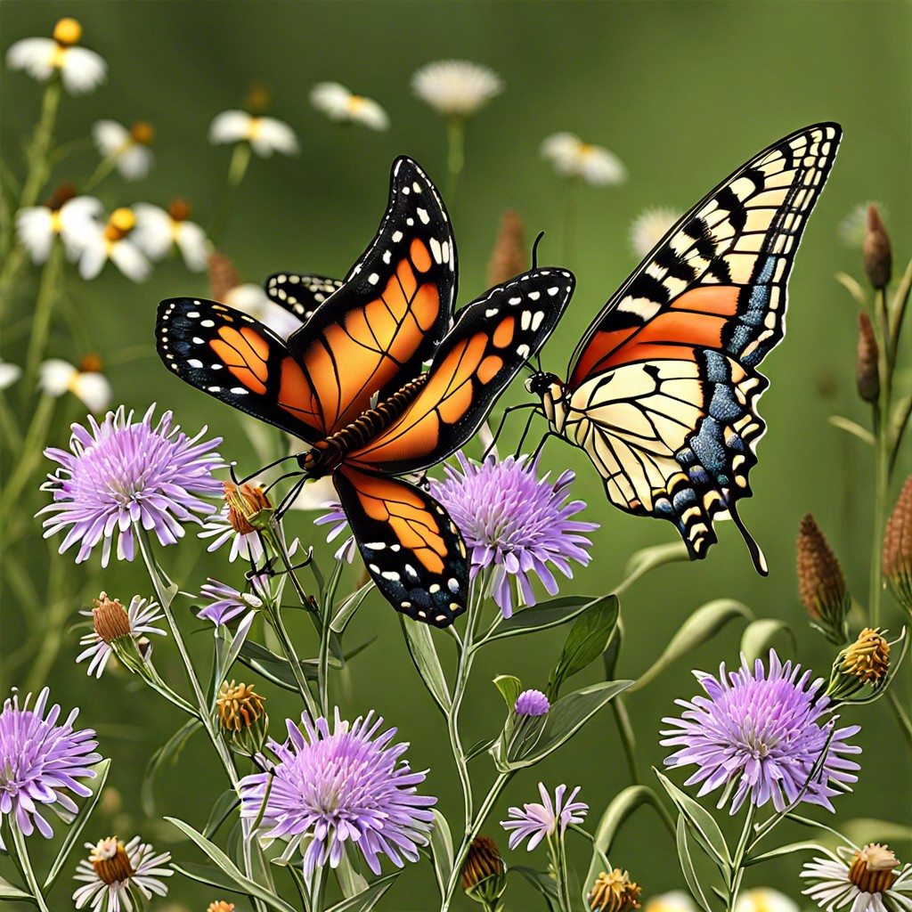 butterfly attracting wildflower mix