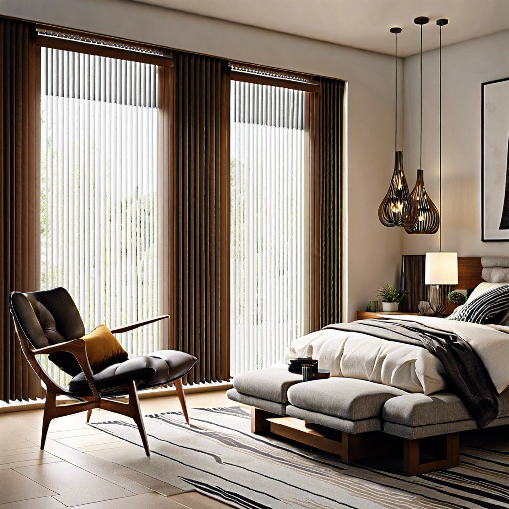 ceiling mounted vertical blinds
