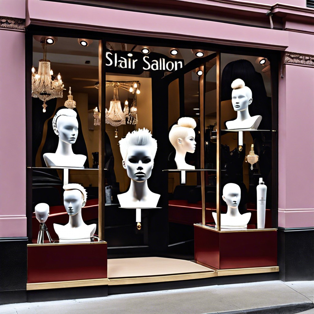 15 Hair Salon Window Display Ideas to Enhance Your Shop's Appeal