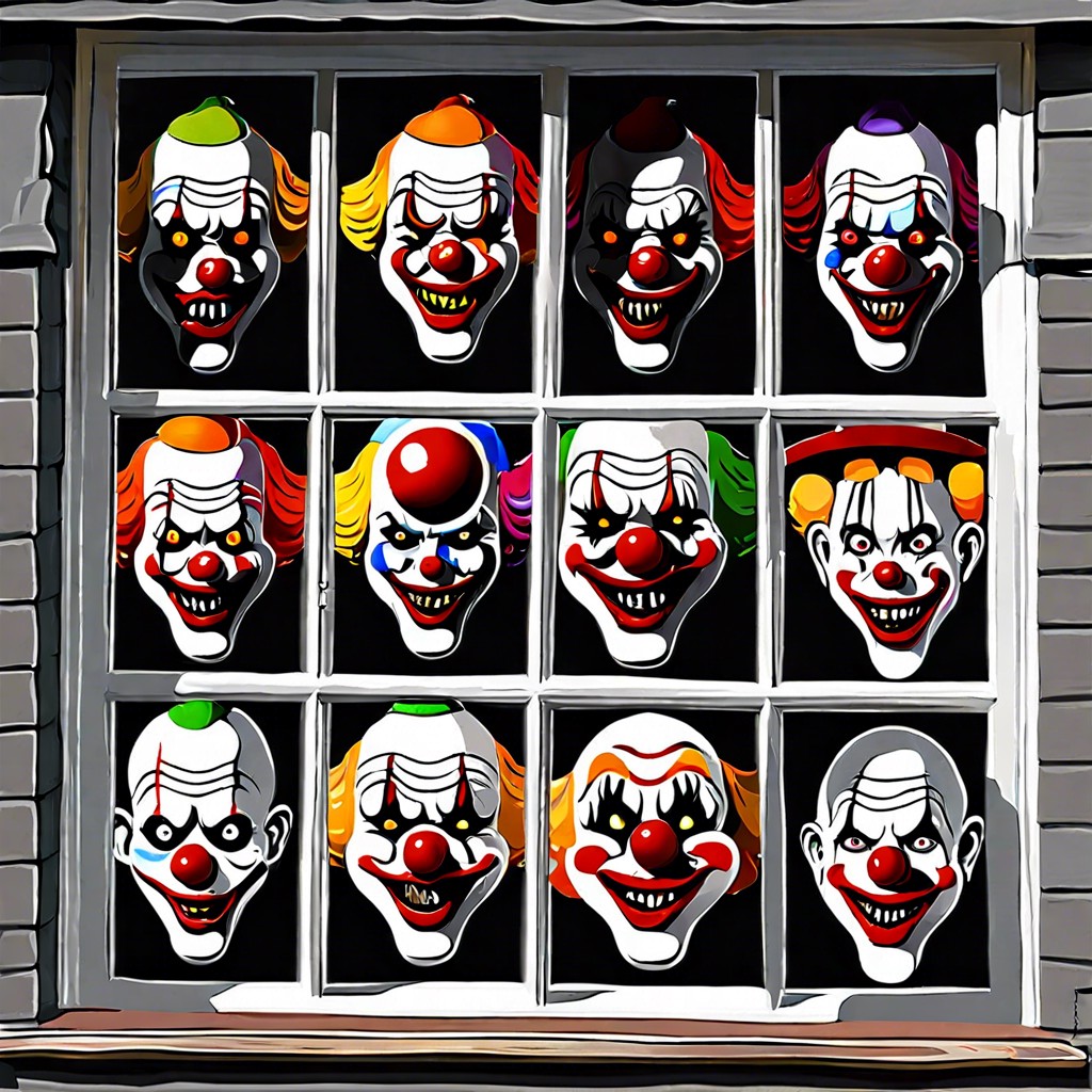 creepy clown faces