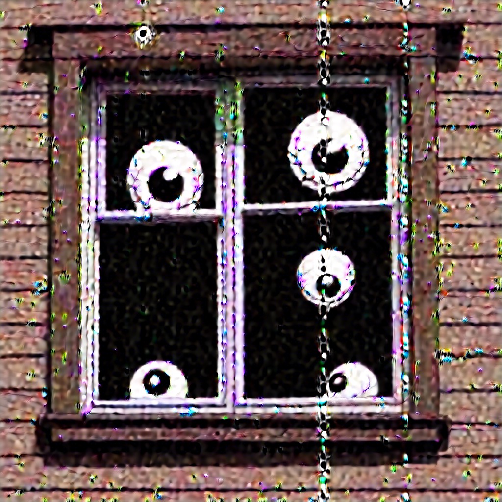 creepy eyeballs staring out