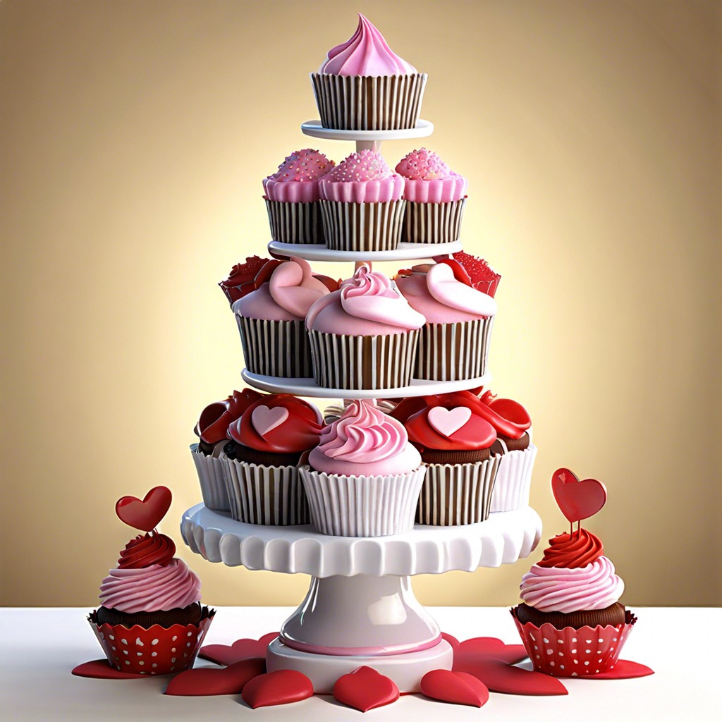 cupcake tower of love