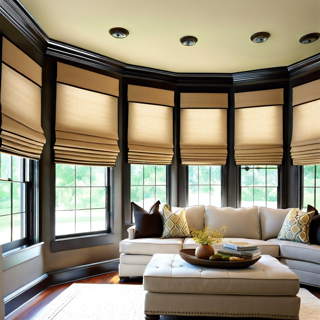 custom roman shades