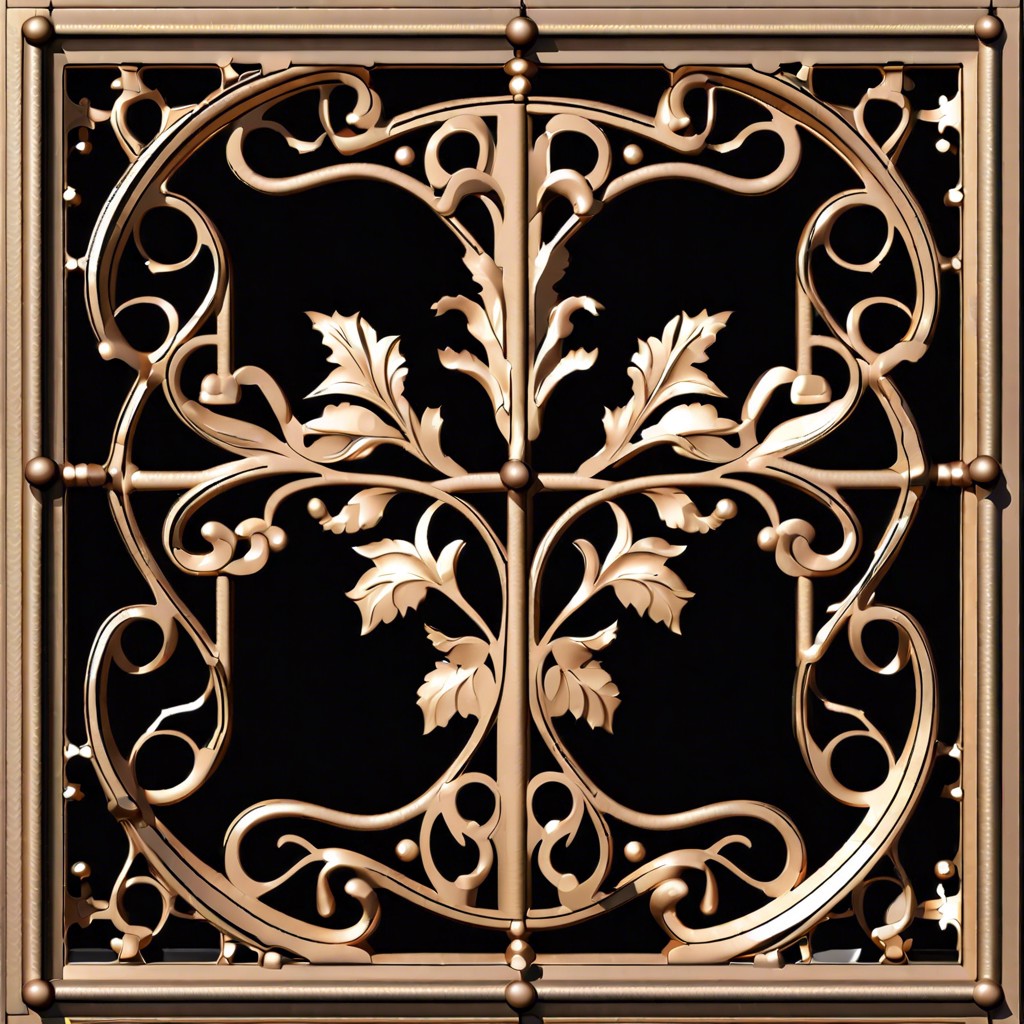 decorative iron grilles