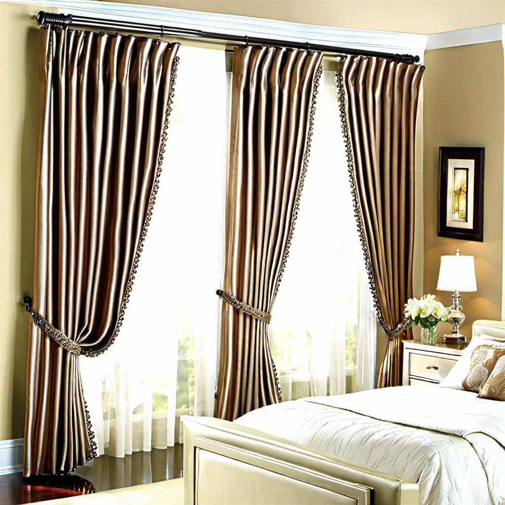 double curtain rod sets