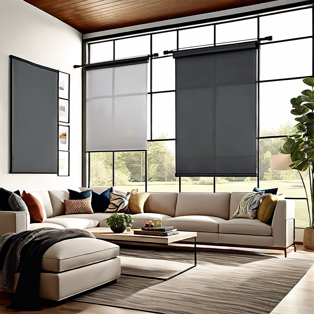 dual layer roller shades