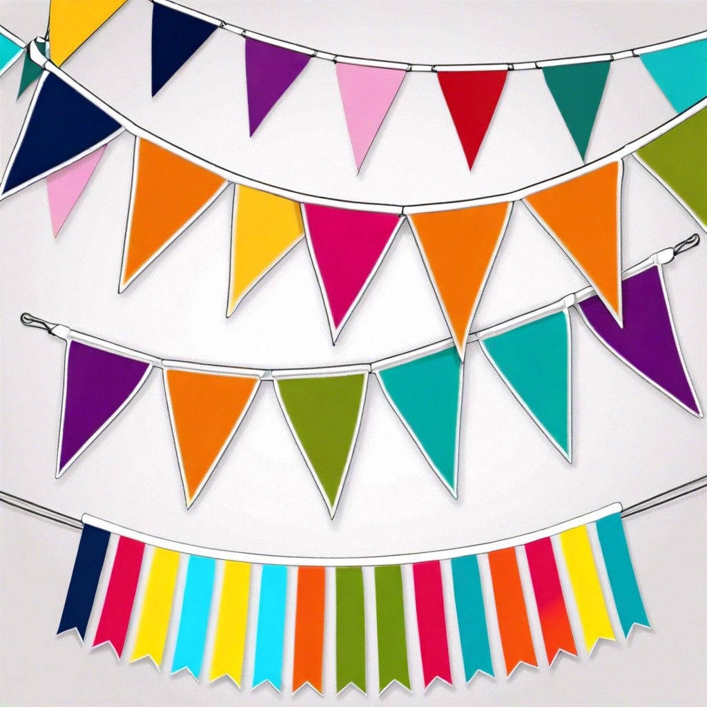 fabric bunting banners