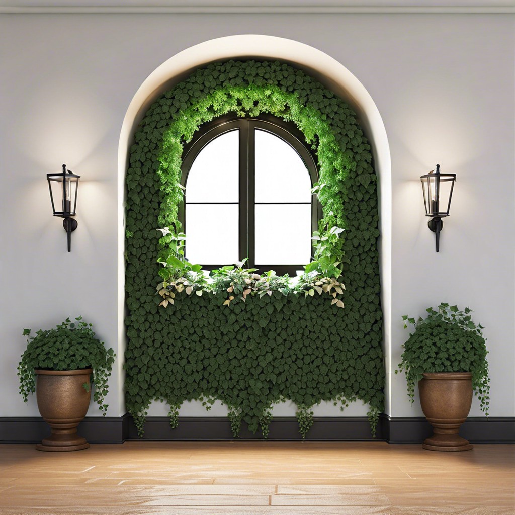 faux ivy wall