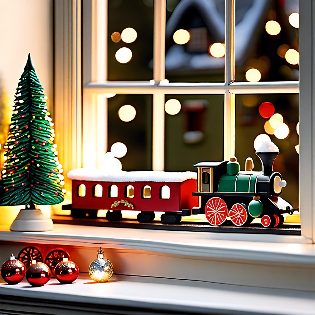 festive train set