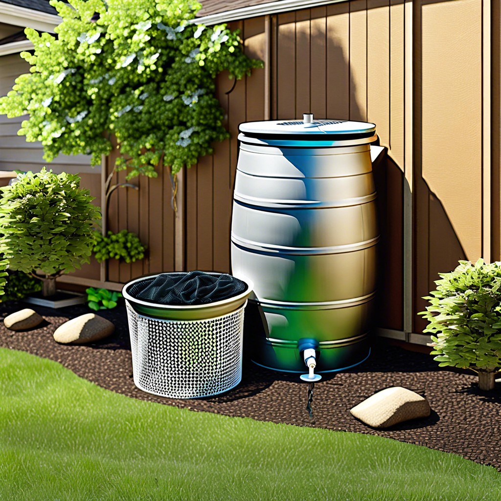 filtration for rain barrels