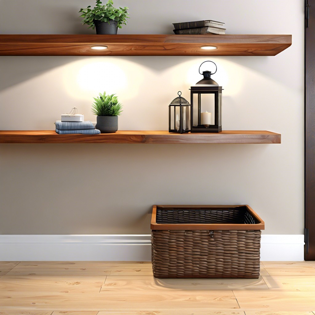 floating shelf trim