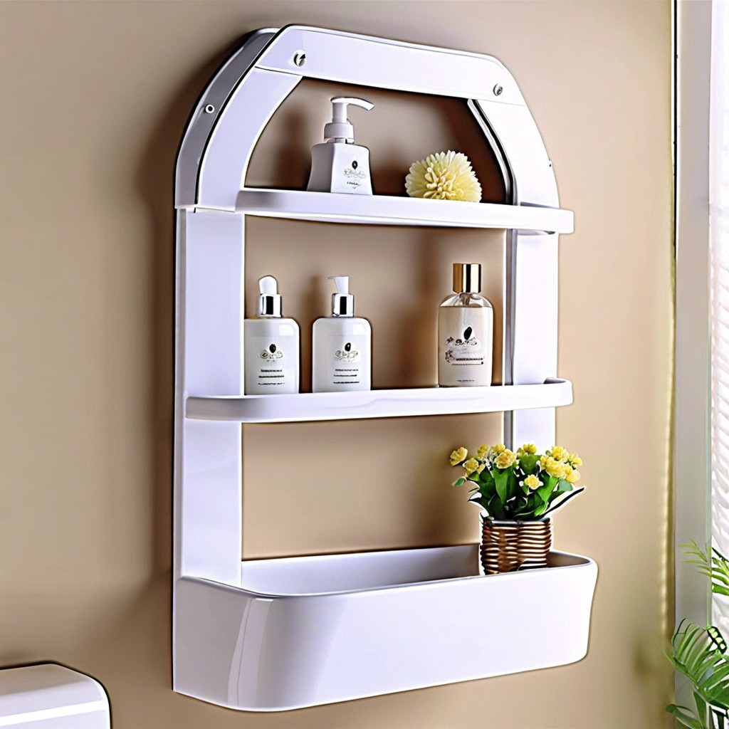 foldable wall mounted shelf