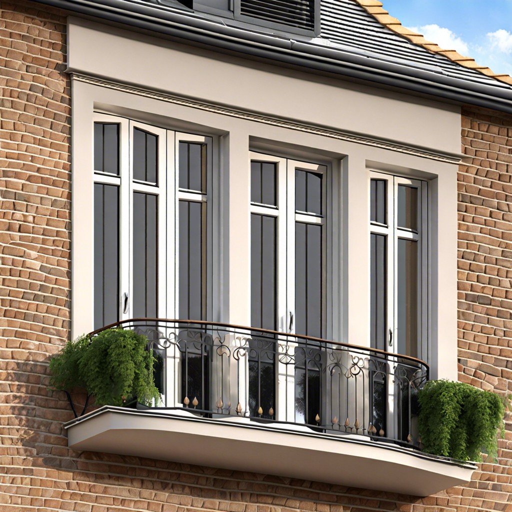 french windows with juliet balconies