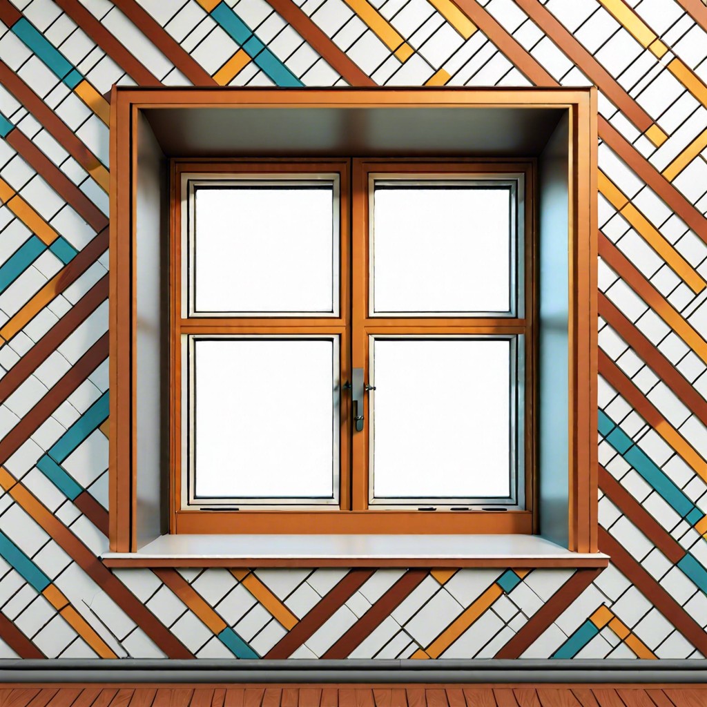 geometric patterned trim