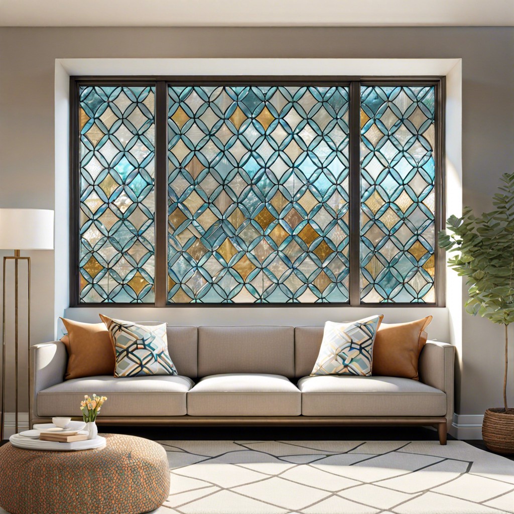 geometric patterned window film
