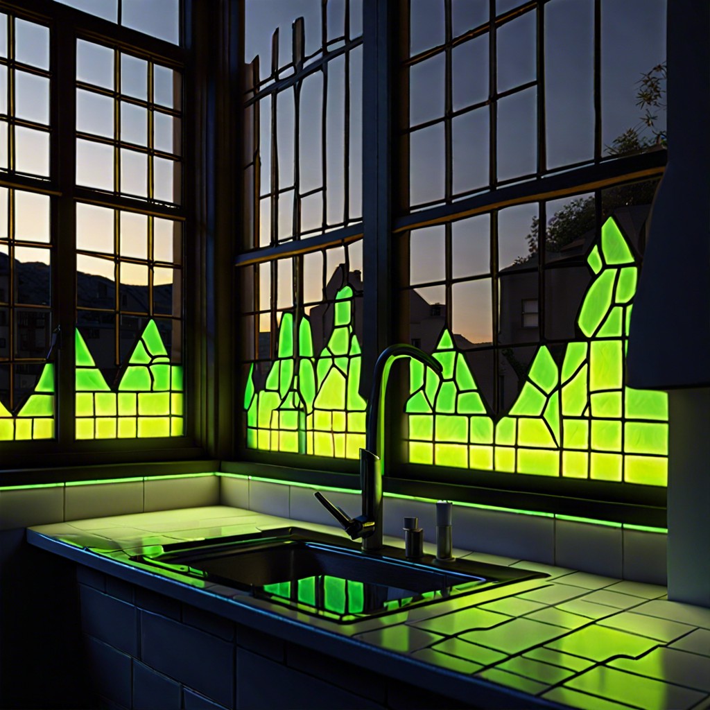 glow in the dark tiles