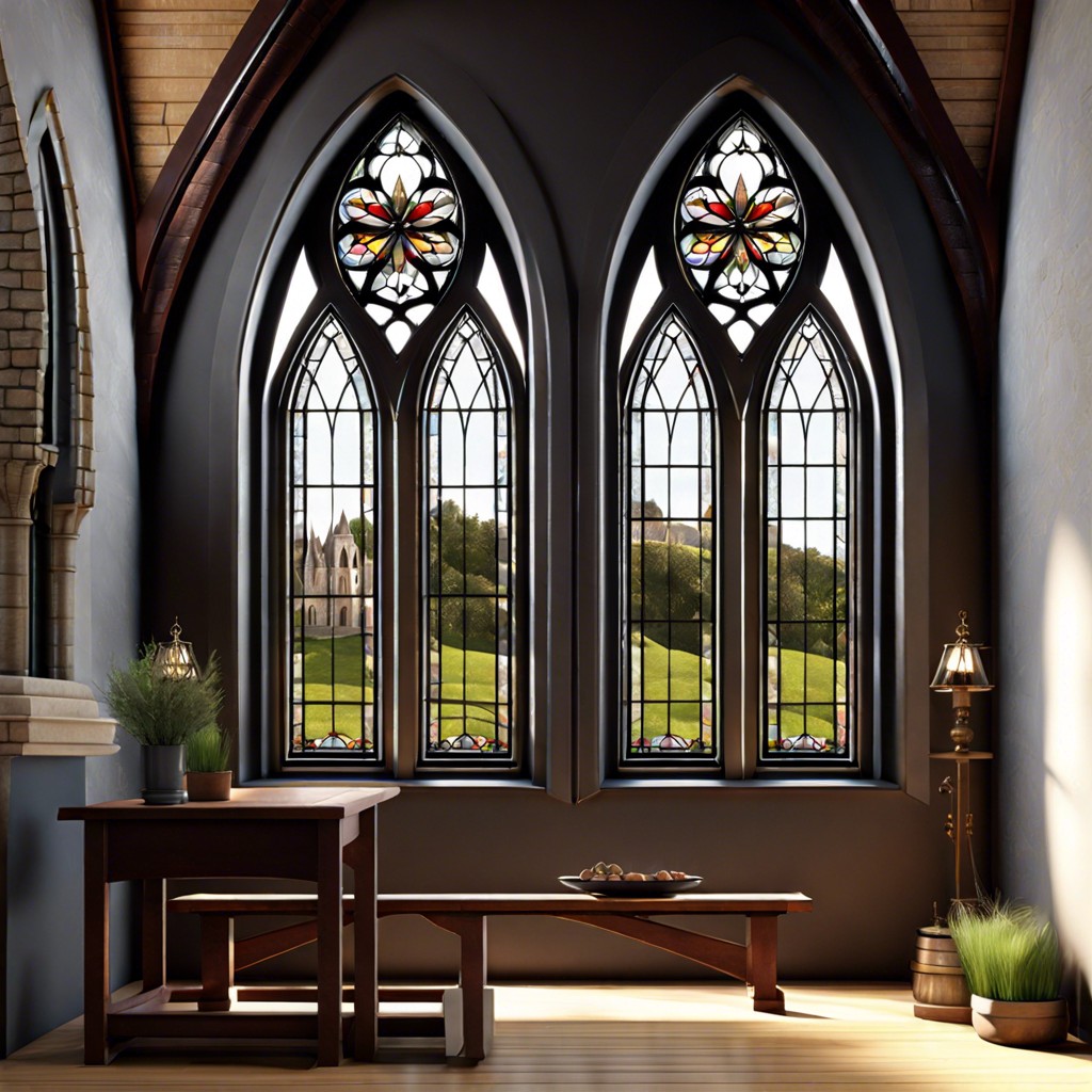 gothic arched windows