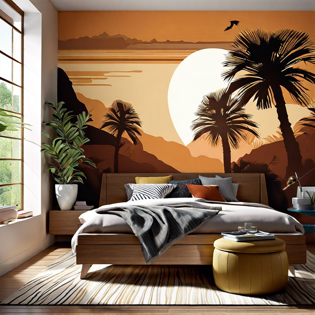 graphic shade prints to add art to the room