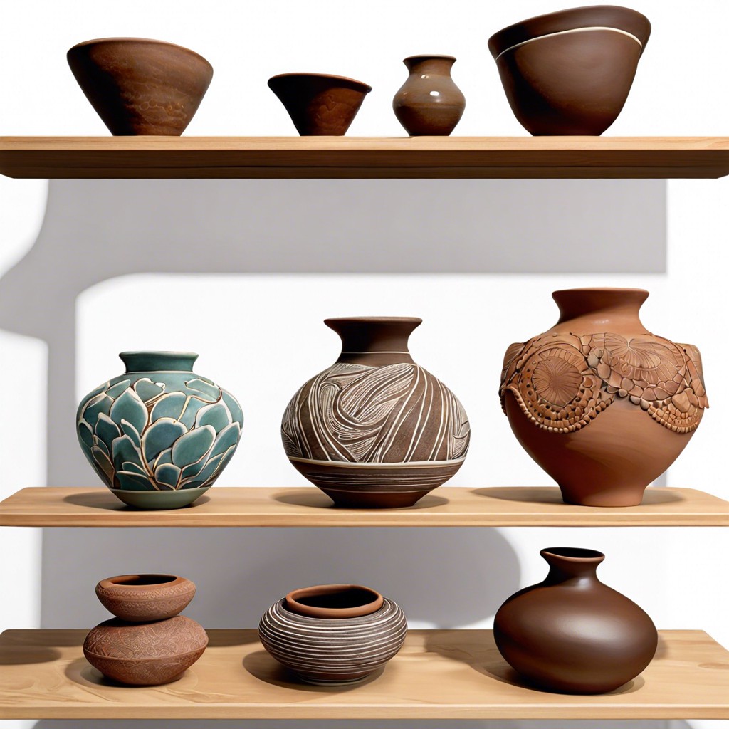 handmade pottery collection
