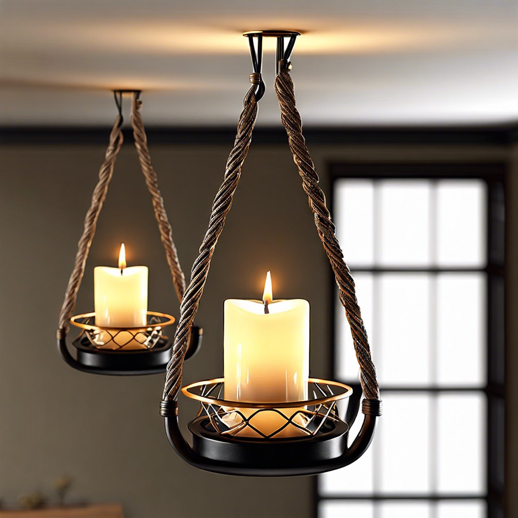 hanging candle holders